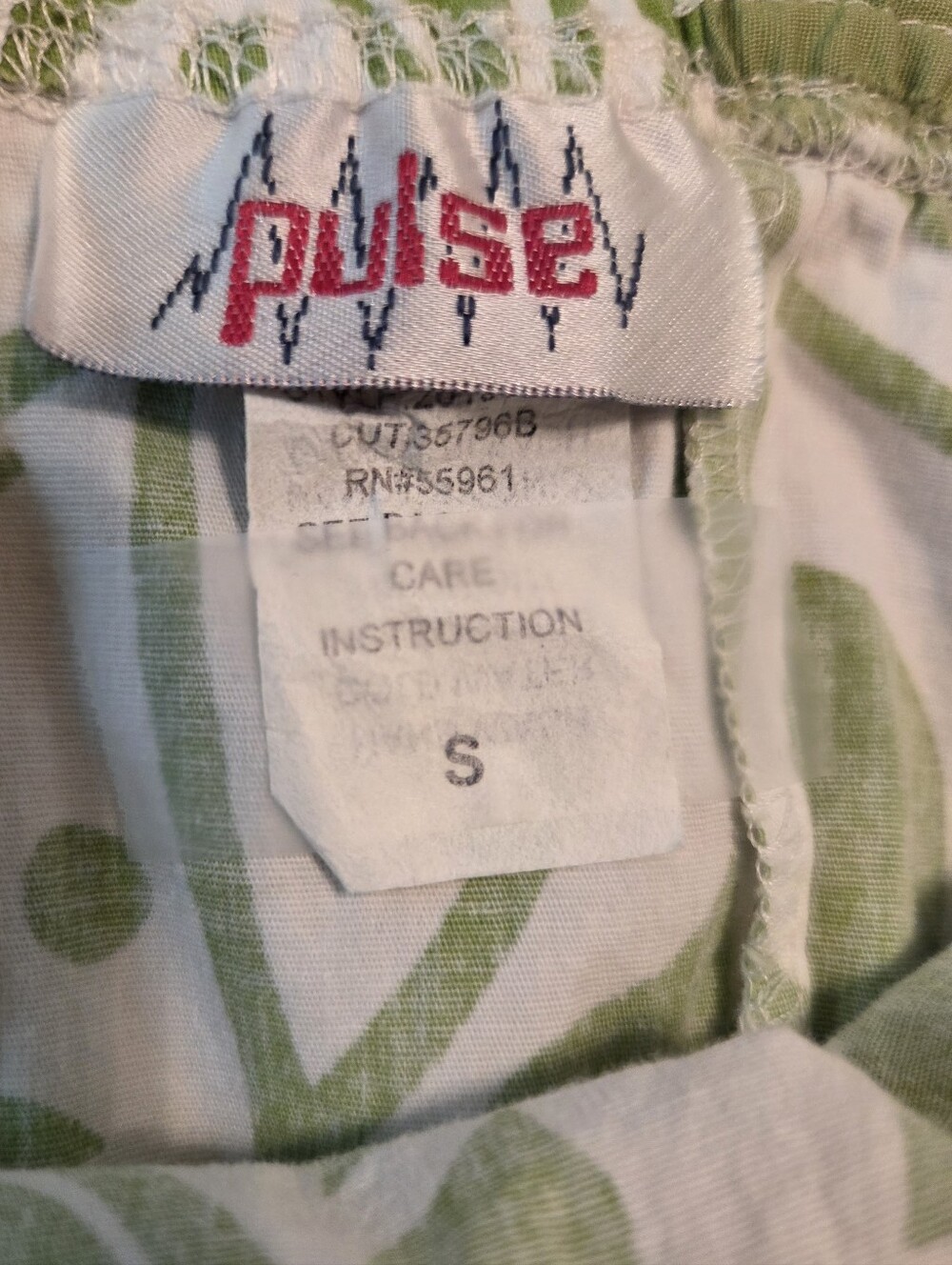 PULSE Green Floral Sundress with Straps - Picture 3 of 3